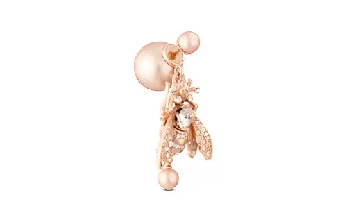 DIOR Earrings Women's Rose Gold