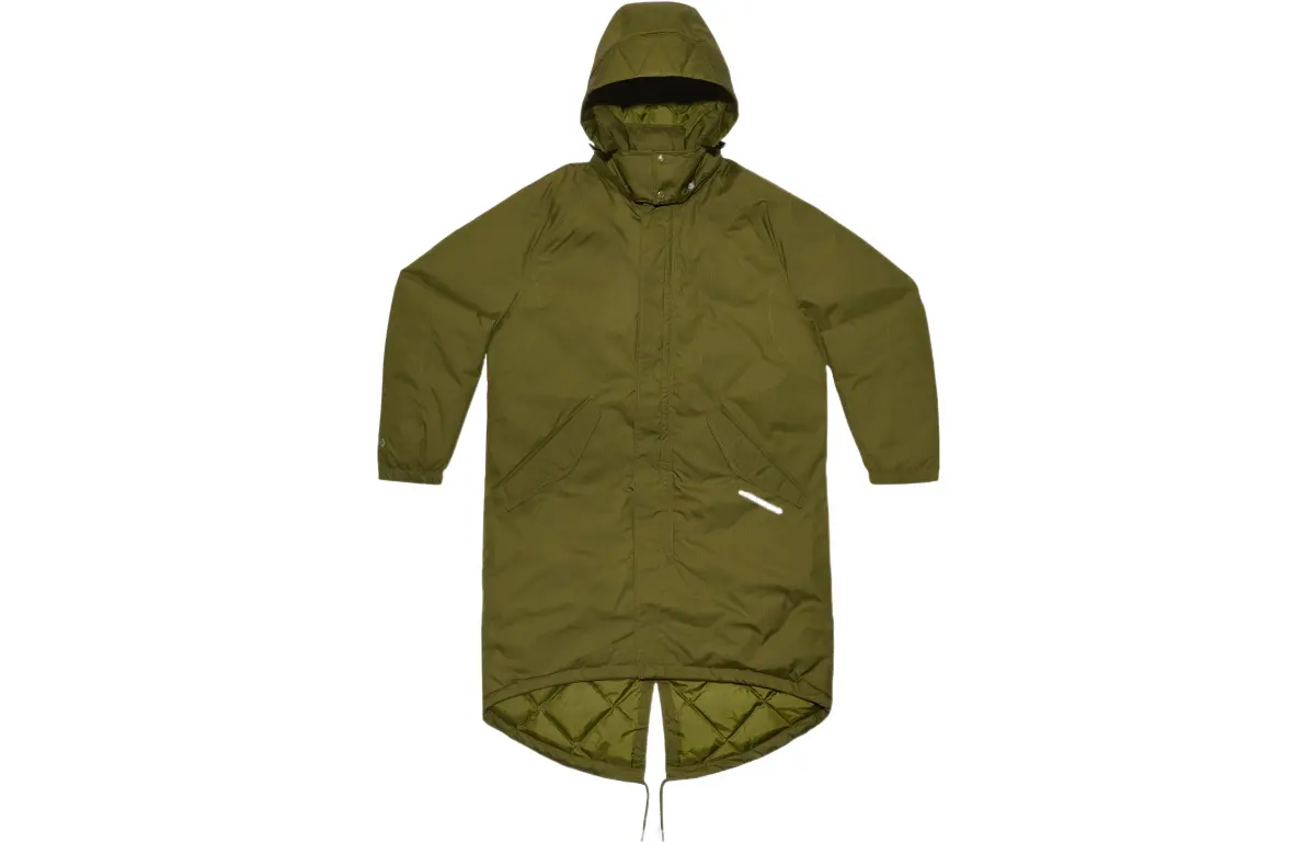 Converse Down Jackets Men's Brown Hooded Moderate Down Coat