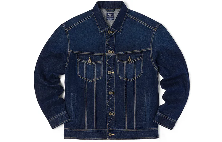Lee FW22 Denim Jacket Men's Medium Dark Blue