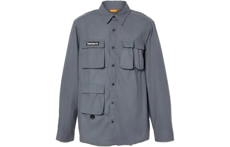 Timberland Jackets Men's Storm Gray Pointed Collar Moderate Other