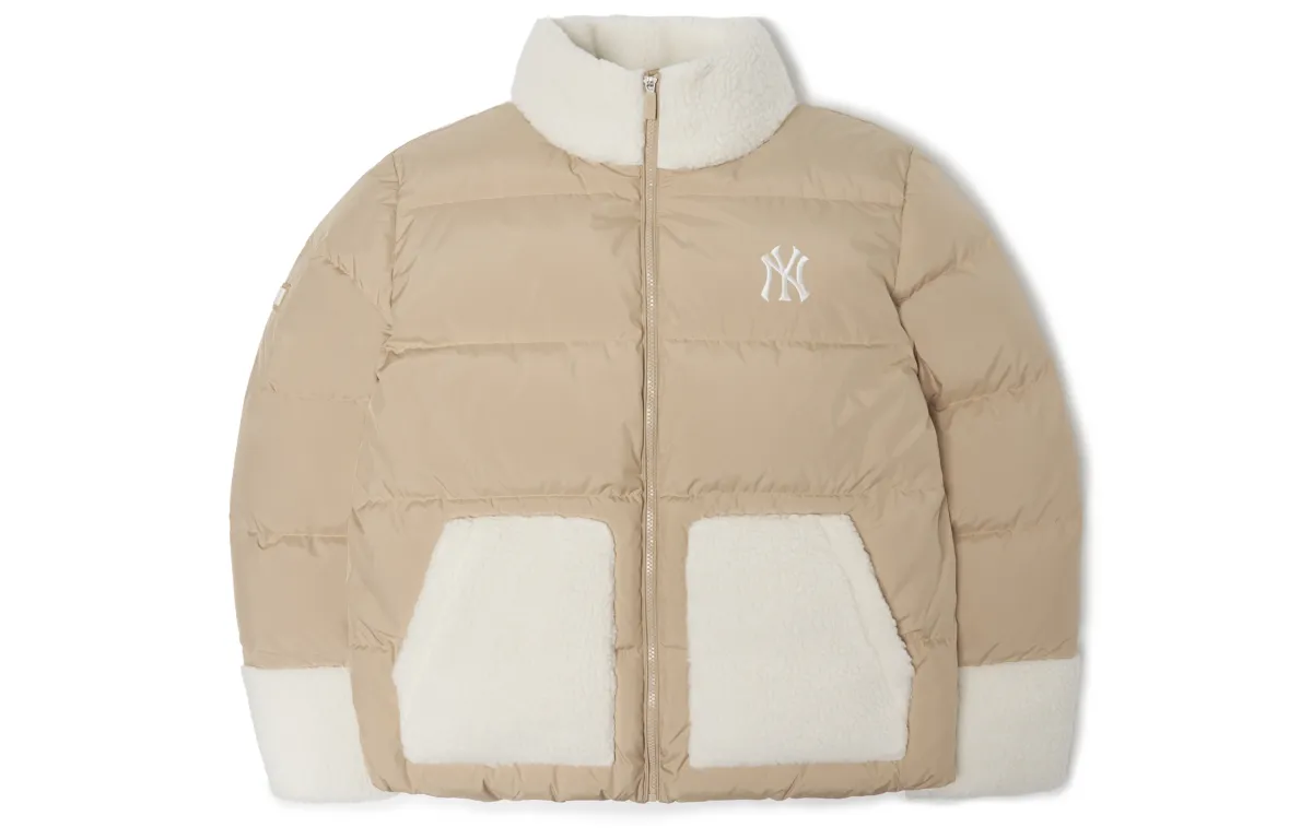MLB Down Jacket Short Unisex Sandy Brown