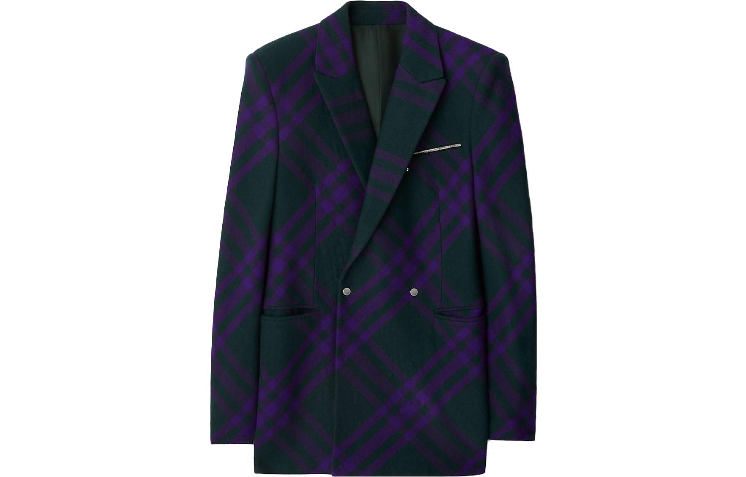 Burberry FW23 Business Suit Coat Men's Purple