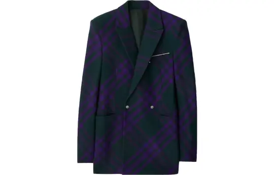 Burberry FW23 Business Suit Coat Men's Purple