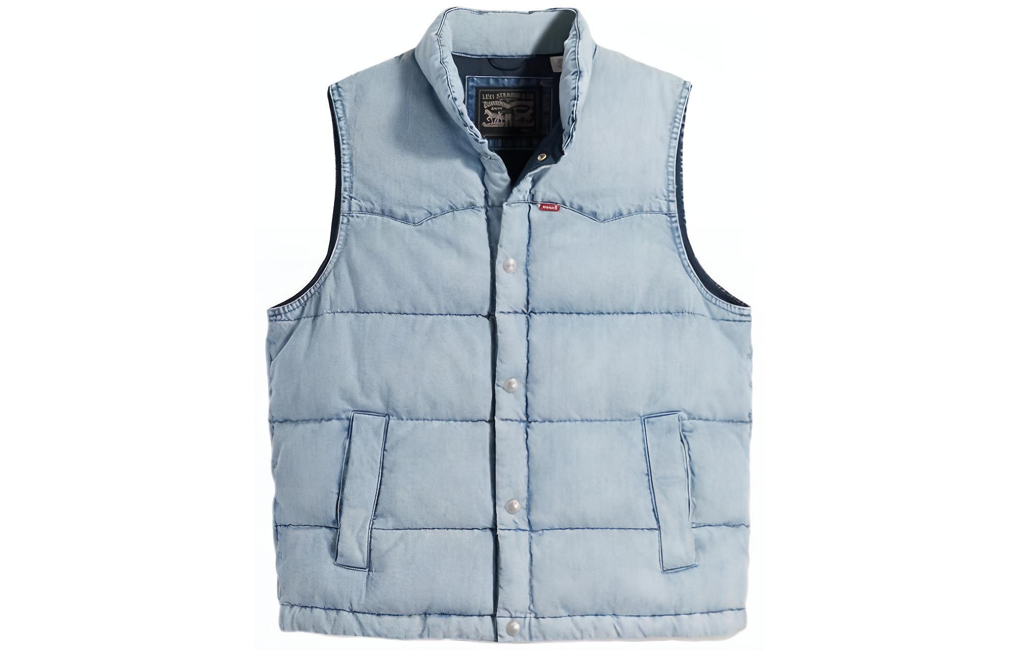 Мужской жилет Levis Western Super Puffer Vest (синий)