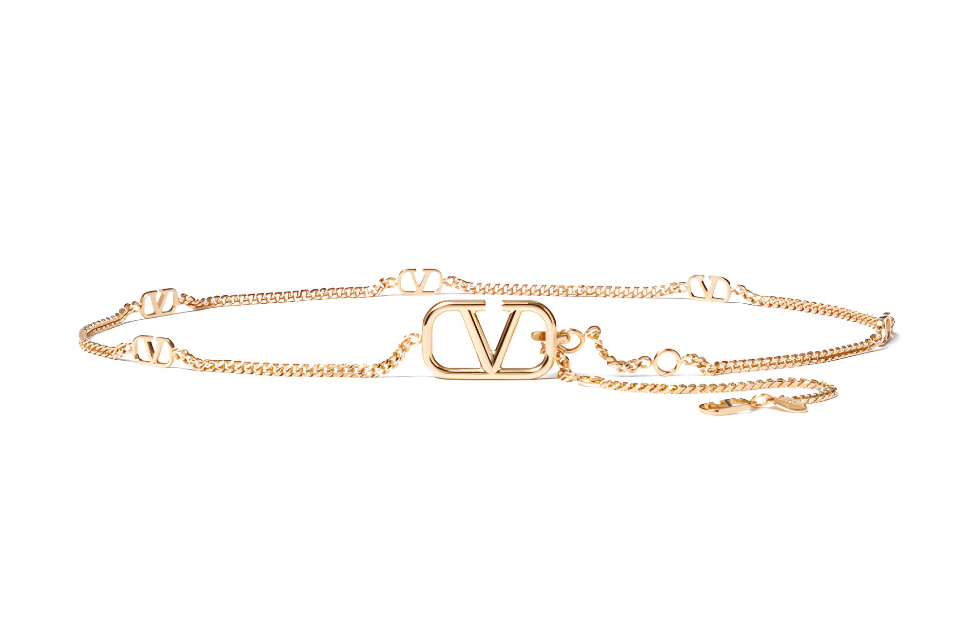 Женские ремень Valentino Valentino VLOGO SIGNATURE (золотой)