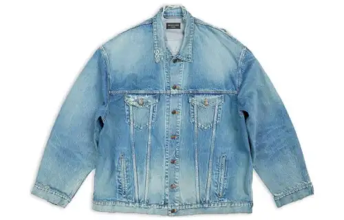 Balenciaga SS23 Denim Jacket Men's Denim Blue