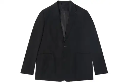 Balenciaga FW22 Business Suit Coat Loose Fit Men's Black
