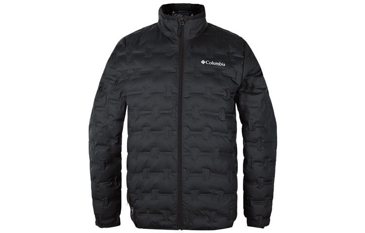 Columbia Columbia, travel black down jacket with zipper, with your logo imprint