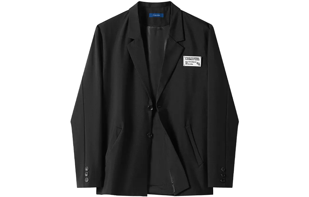COMOWA Business Suits Unisex Suit Collar Moderate Business Suit