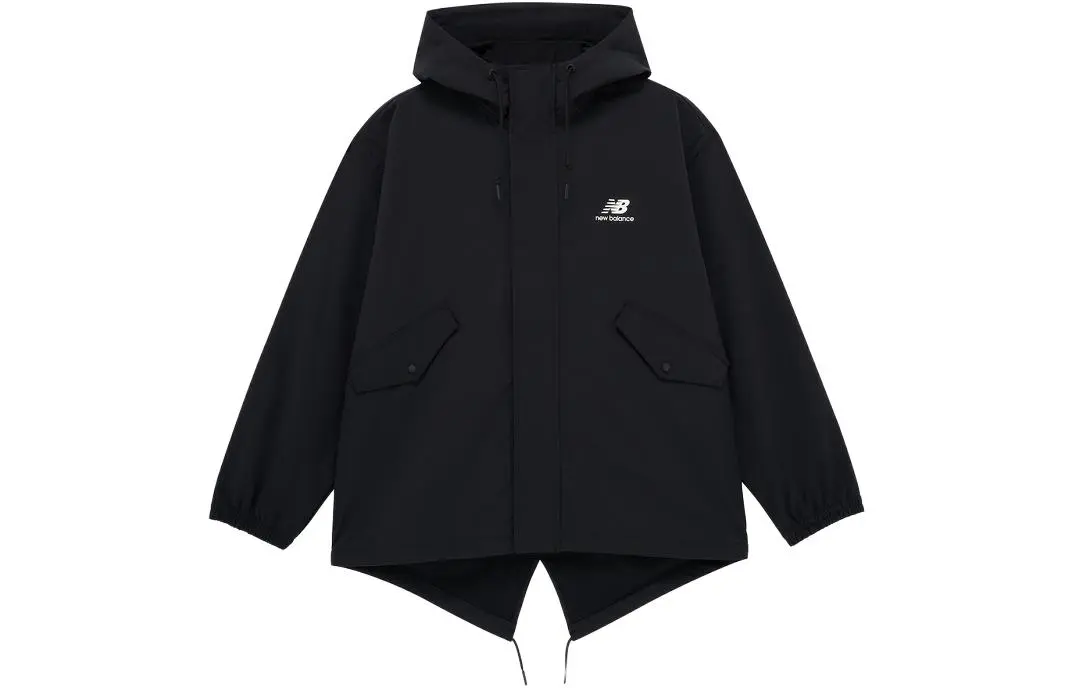 New Balance Jackets Men's Black Hooded Moderate Other
