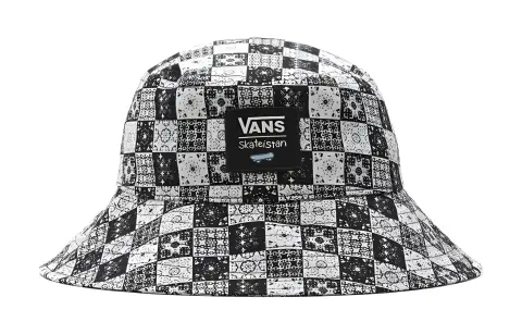 Vans Bucket Hats Unisex Black White