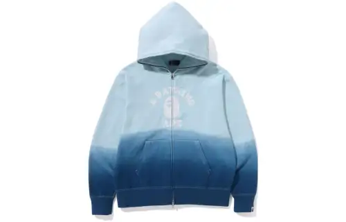 Bape College Gradation Relaxed Fit Full Zip Hoodie