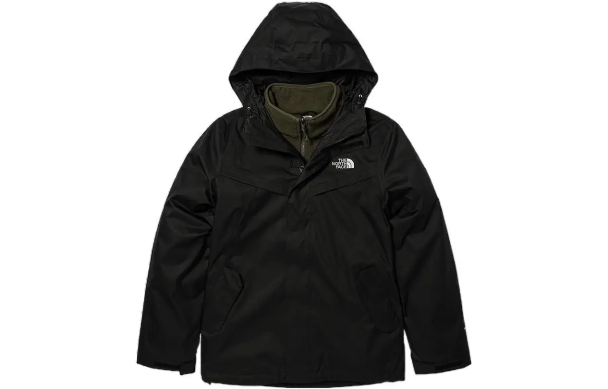 THE NORTH FACE Waterproof And Windproof Windbreaker Jacket Men's Black