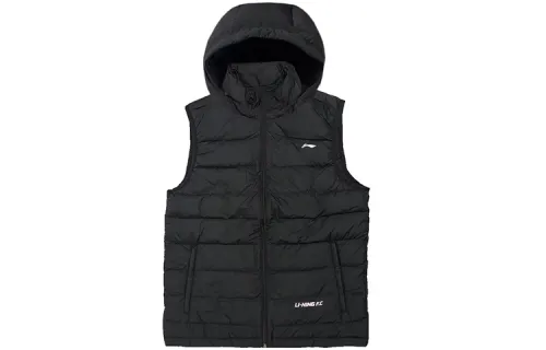 Li Ning Down Jacket Vest Winter Men's Standard Black