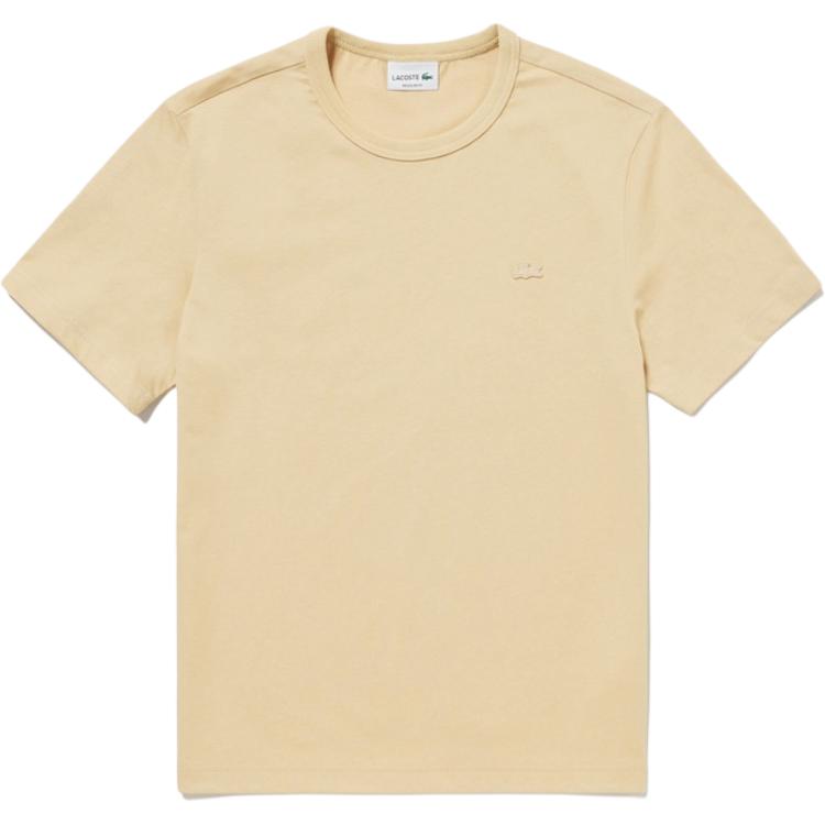 Мужская футболка LACOSTE (бежевая)