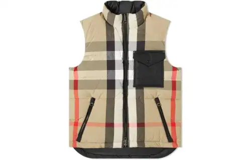 Burberry Reversible Check Puffer Gilet