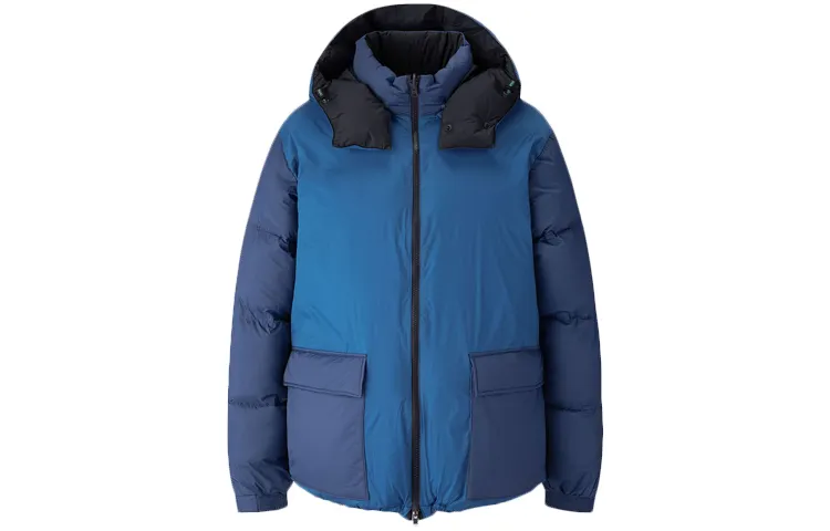 UNIQLO X JW Anderson Down Jackets Men's Hooded Non Detachable Thickened Reversible