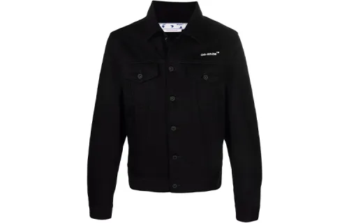 OFF WHITE Diag Stripe Denim Jacket