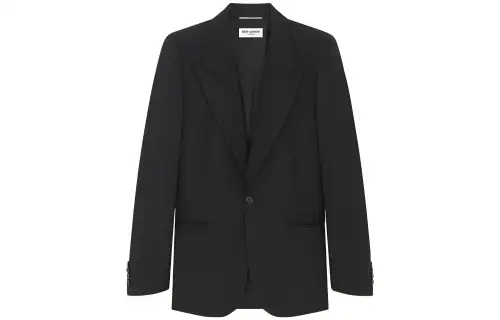 SAINT LAURENT Single Breasted Tailored Blazer