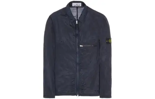STONE ISLAND SS23 Nylon Meta Jackets & Coats Men's Blue