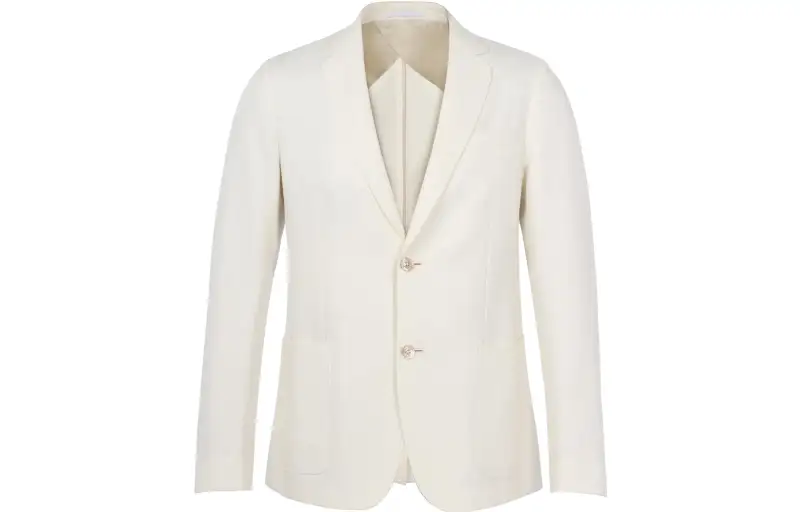 GUCCI Business Suits Men's Ecru Suit Collar Moderate Business Suit