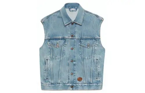 GUCCI Distressed Denim Vest