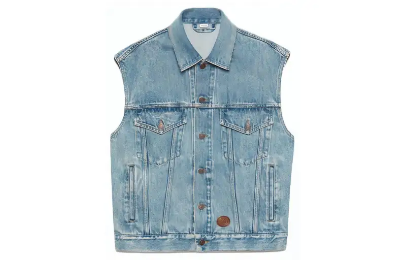 GUCCI Distressed Denim Vest