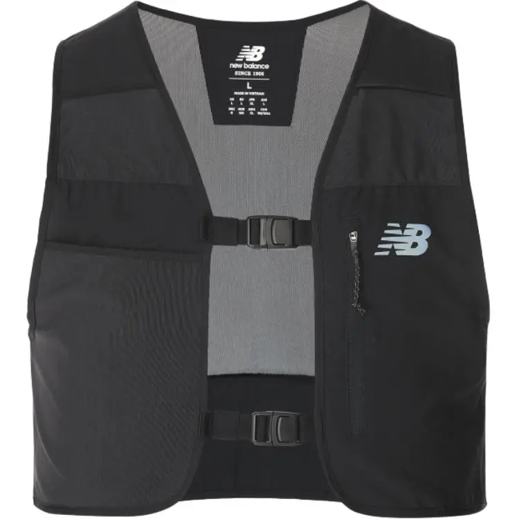 New Balance Vests Men's Black Collarless Moderate Other