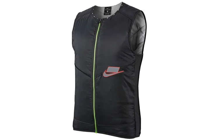 Nike Vests Men's Black Collarless Moderate Other