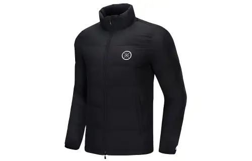 Li Ning Down Jacket Men's New Standard Black