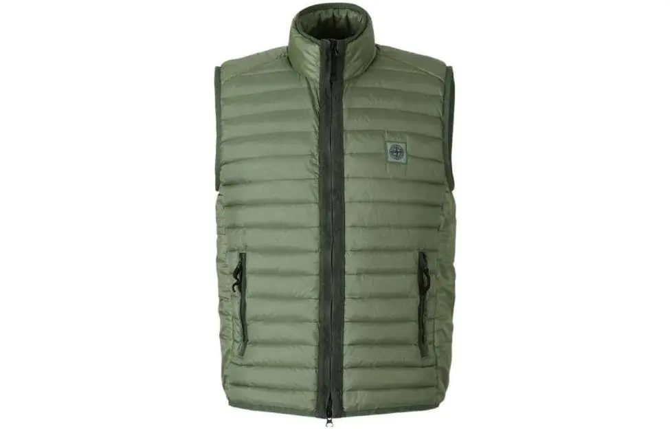 STONE ISLAND Compass-patch Quilted Gilet