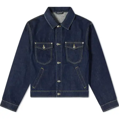 【Previous Season】logo-patch denim trucker jacket