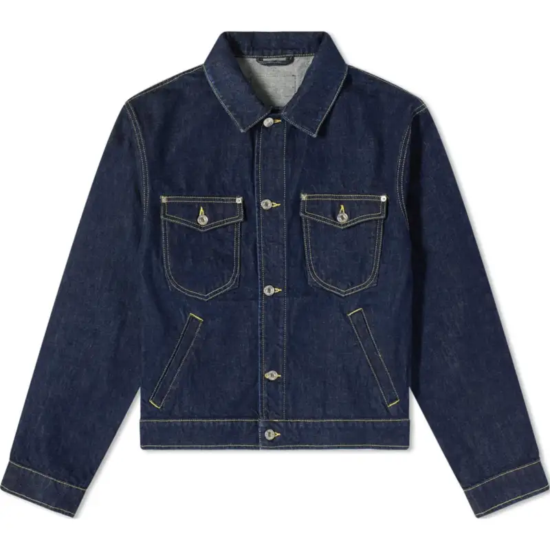 【Previous Season】logo-patch denim trucker jacket