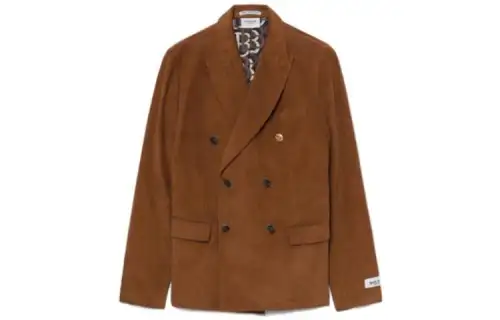 A BATHING APE Business Suits Men's Brown Suit Collar Moderate Business Suit