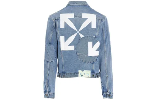 OFF-WHITE Arrow Twist Denim Jacket '/'