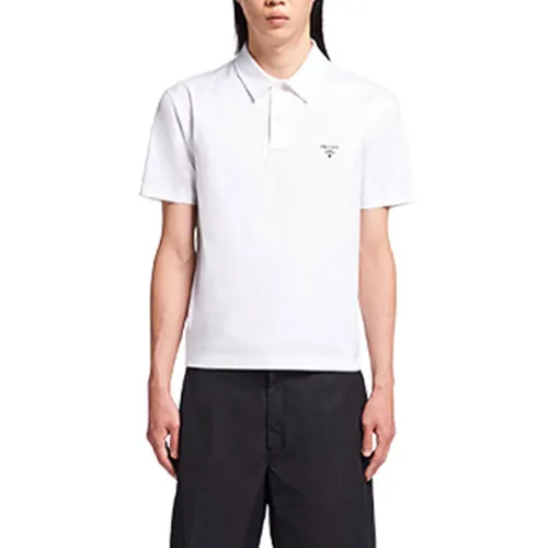 PRADA SS22 Polo Shirt Men's White