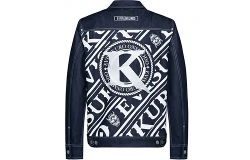 EVISU Denim Jacket Men's Dark Blue