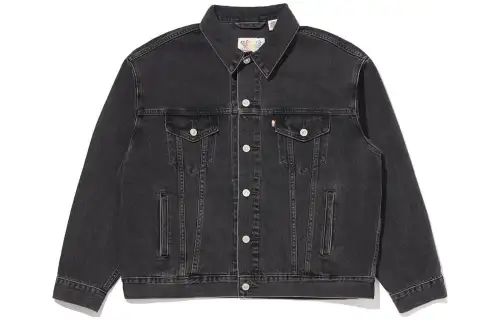 Levis SS23 Jackets Men's Black Lapel Moderate Other