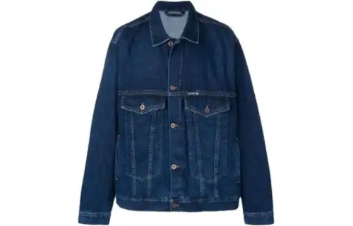 OFF WHITE Jackets Men's Blue Lapel Moderate Other