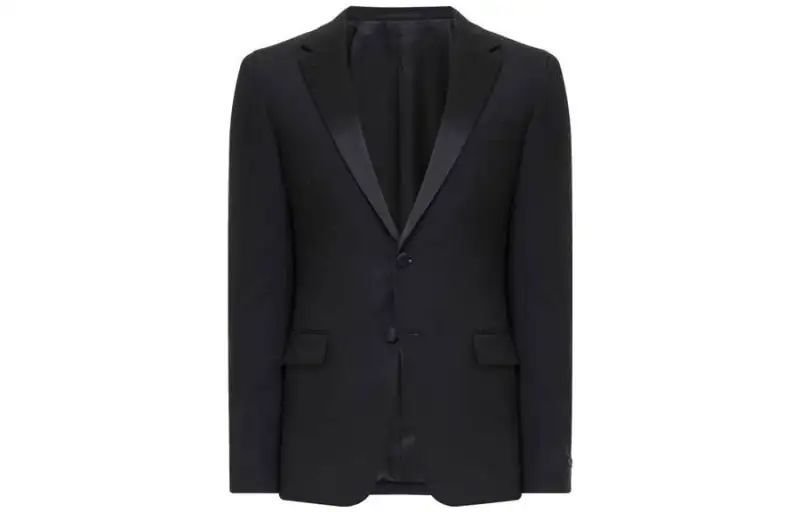 PRADA Business Suits Men's Blue Suit Collar Moderate Business Suit