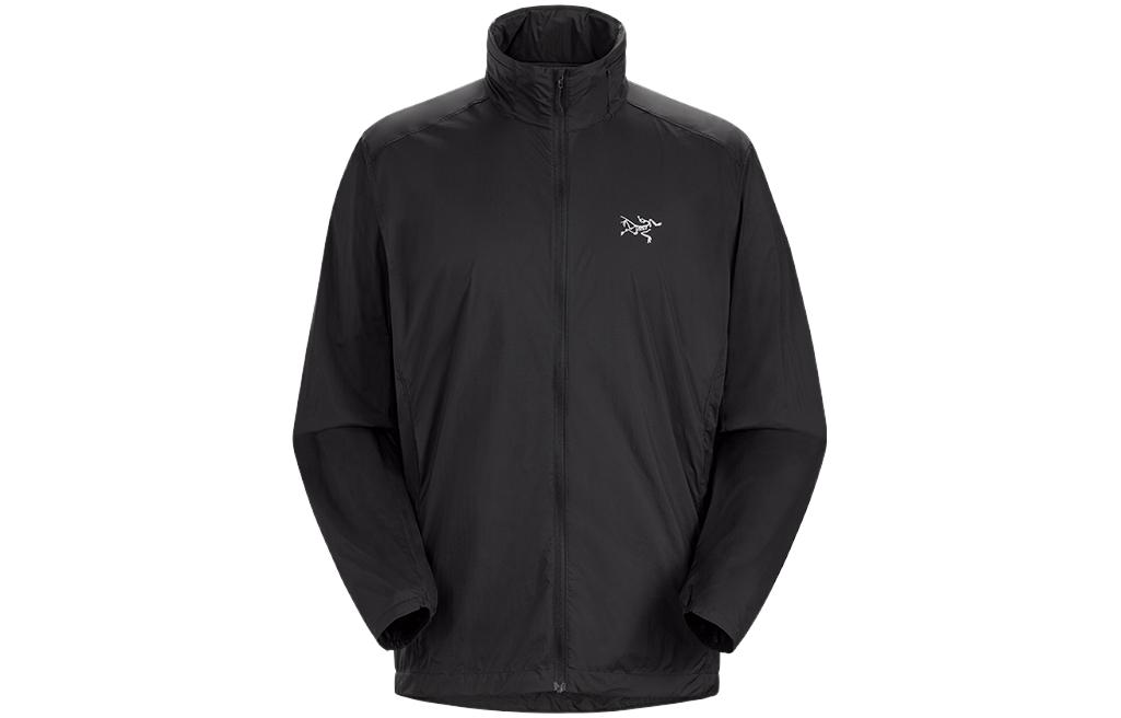 Arcteryx SS23 Nodin Men’s Logo Lightweight Windproof Stand Collar Jacket