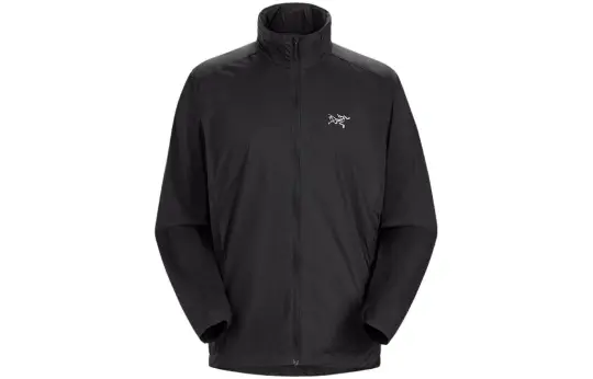 Arcteryx SS23 Nodin Men's Logo Lightweight Windproof Stand Collar Jacket