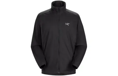 Arcteryx SS23 Nodin Men's Logo Lightweight Windproof Stand Collar Jacket