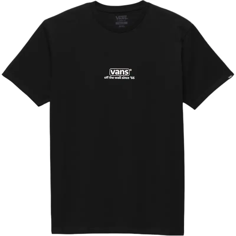 Vans Bubs T Shirts Men's Black Crew Neck Moderate