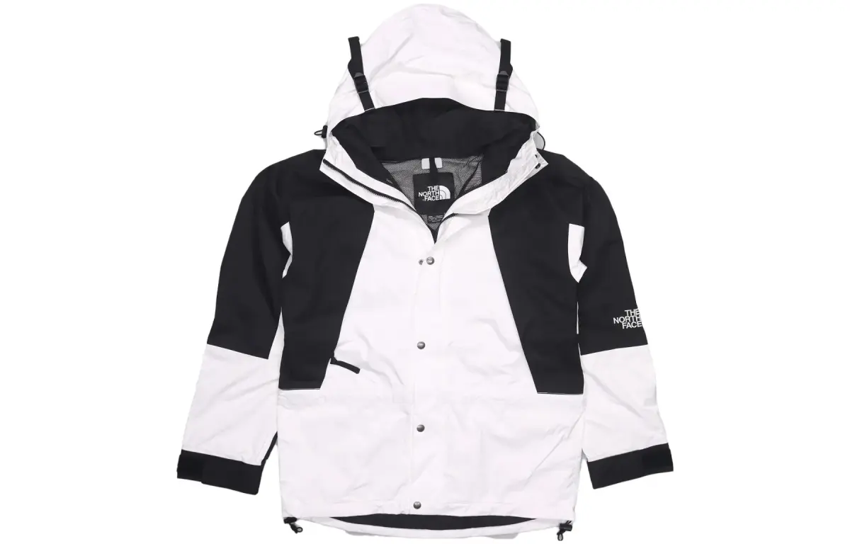 THE NORTH FACE Waterproof, Windproof, And Breathable Windbreaker Jacket Unisex White