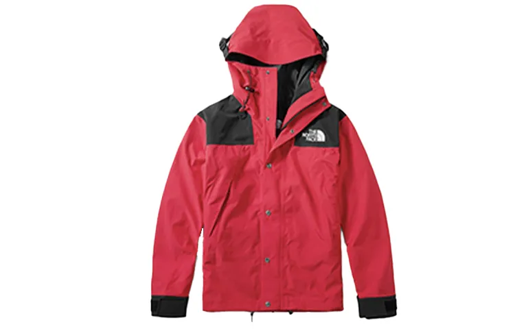 THE NORTH FACE 1990 Business/Casual Waterproof, Windproof, Abrasion Resistant, Thermal Windbreaker Jacket Unisex Red