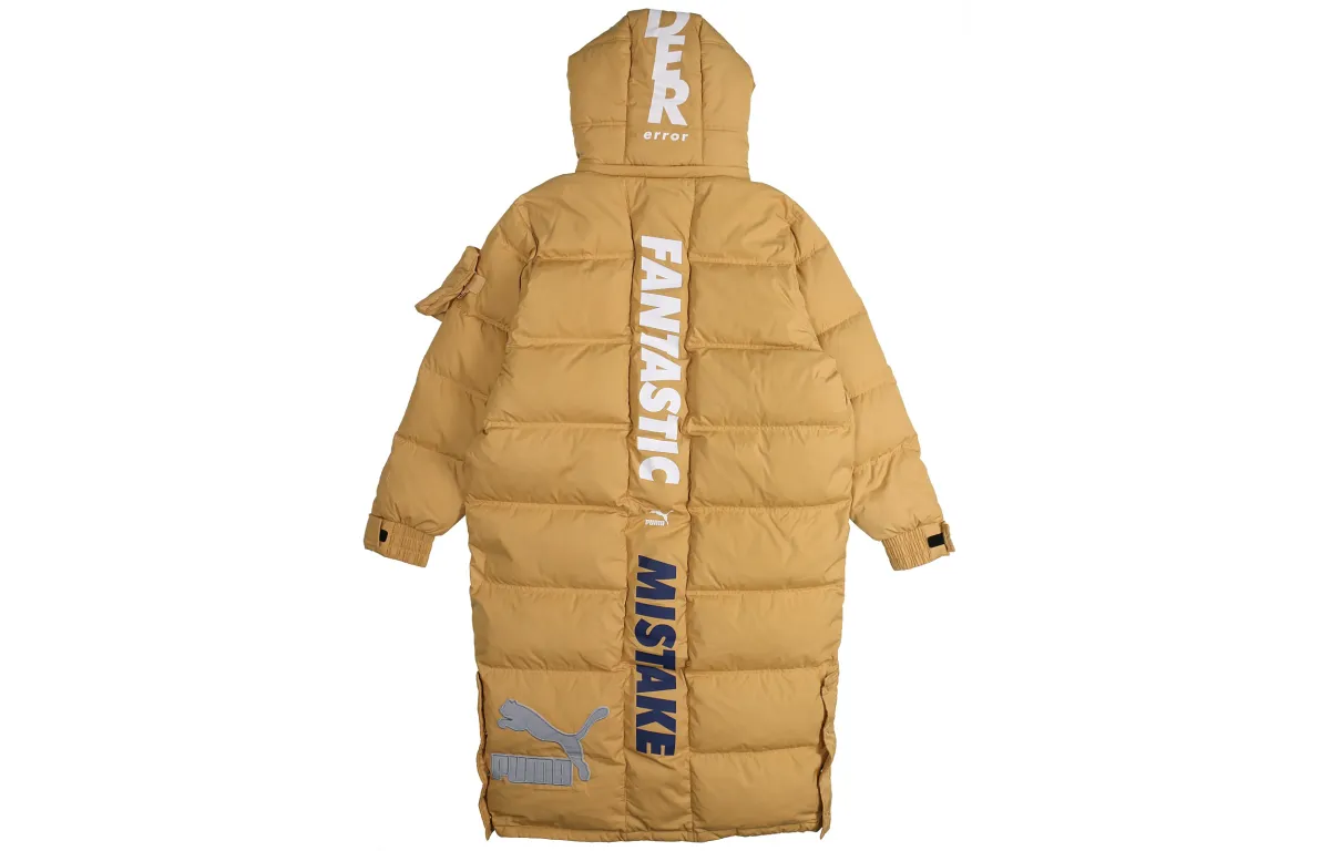 PUMA X ADER ERROR PUMA X Ader Error Down Jackets Unisex Hooded Moderate Quilted Down Jacket