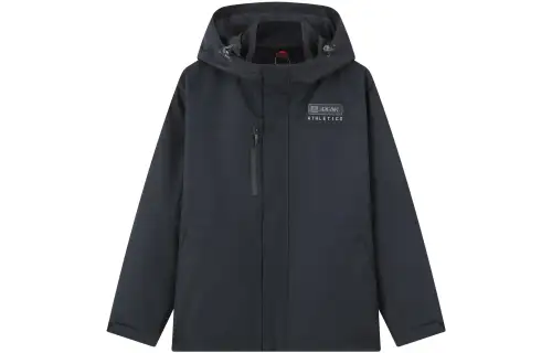 Travel sports climbing windproof waterproof removable liner with hood, keep warm trench coat for men and women, three-in-one