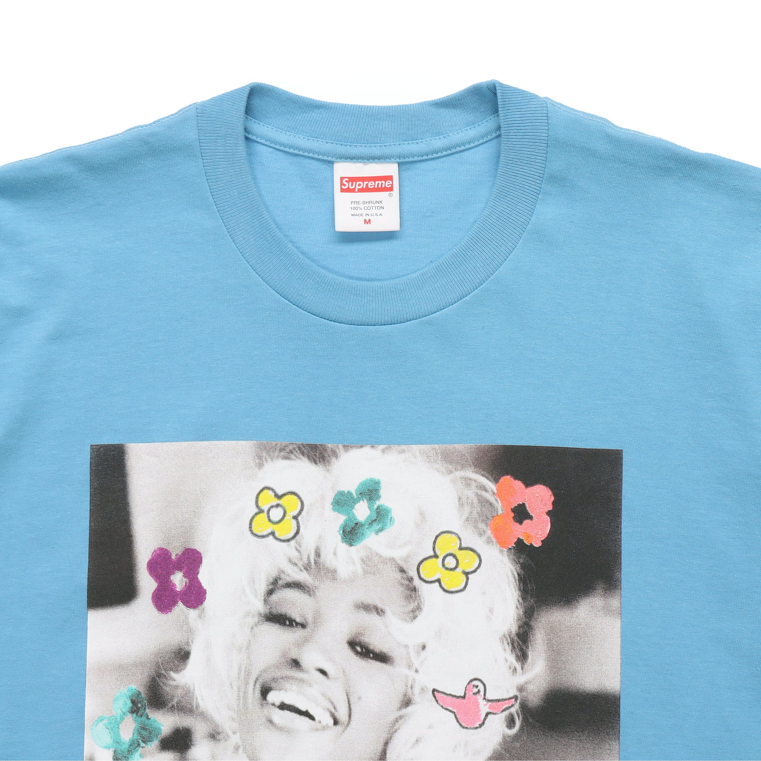 Футболка Supreme SS20 Week 1 Naomi Tee (синяя) — фото 2