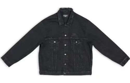 Balenciaga 3B Sports Icon Large Fit Japanese Denim Jacket